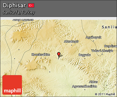 Physical 3D Map of Diphisar
