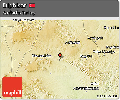 Physical 3D Map of Diphisar