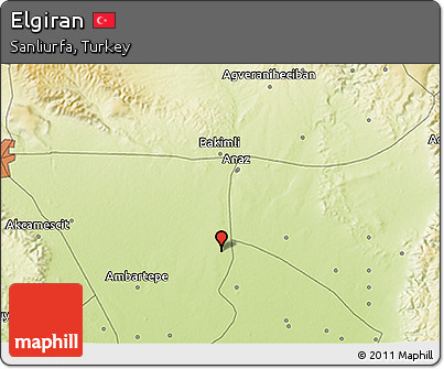 Physical 3D Map of Elgiran