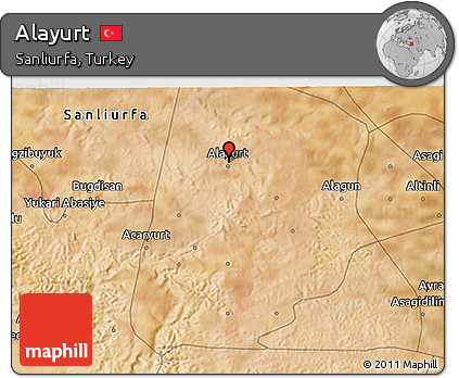 Satellite 3D Map of Alayurt