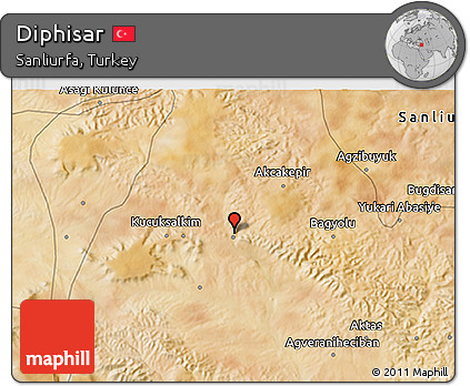 Satellite 3D Map of Diphisar