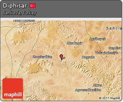Satellite 3D Map of Diphisar