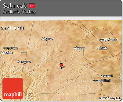 Satellite 3D Map of Salıncak