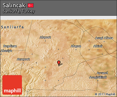 Satellite 3D Map of Salıncak