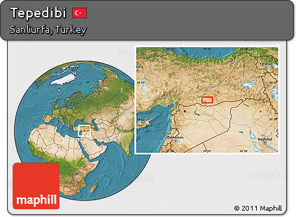 Satellite Location Map of Tepedibi