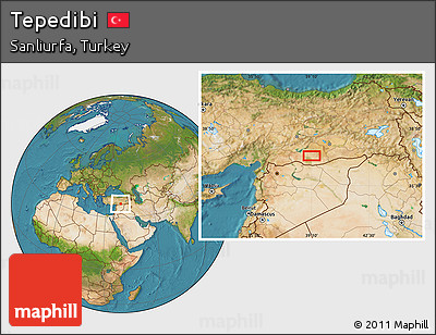 Satellite Location Map of Tepedibi