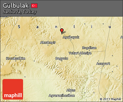 Physical Map of Gülbulak