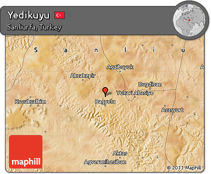 Satellite Map of Yedikuyu