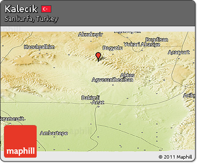 Physical Panoramic Map of Kalecik