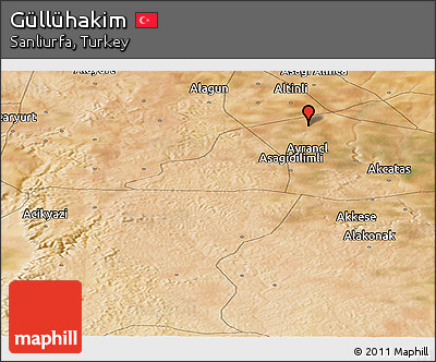 Satellite Panoramic Map of Güllühakim