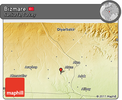 Physical 3D Map of Bizmare