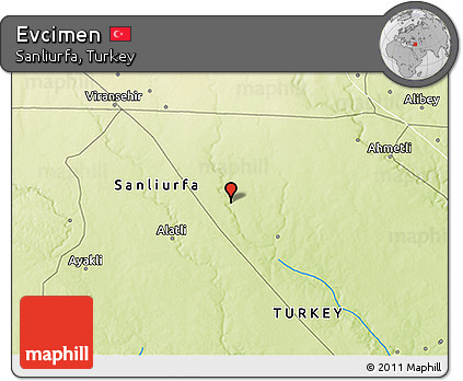 Physical 3D Map of Evcimen