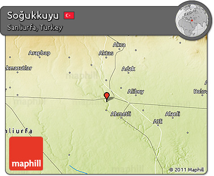 Physical 3D Map of Soğukkuyu