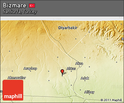Physical 3D Map of Bizmare
