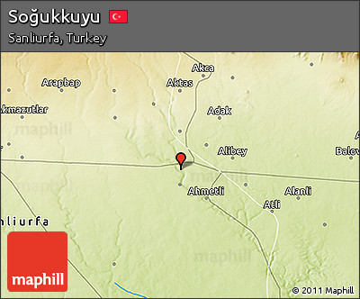 Physical 3D Map of Soğukkuyu