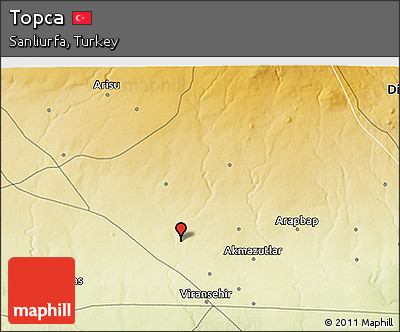 Physical 3D Map of Topca