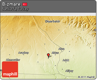 Physical 3D Map of Bizmare
