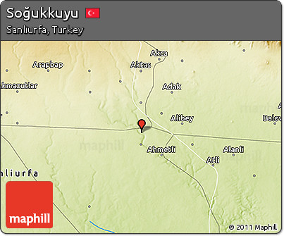 Physical 3D Map of Soğukkuyu
