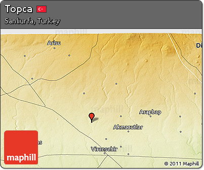 Physical 3D Map of Topca