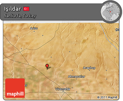 Satellite 3D Map of Işıldar