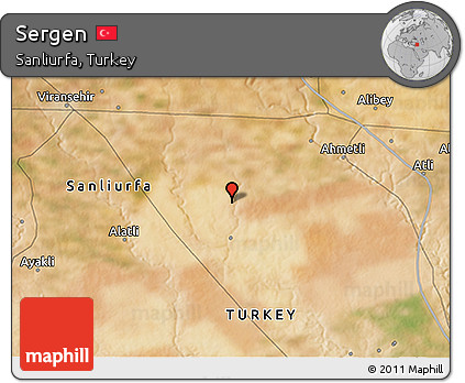 Satellite 3D Map of Sergen