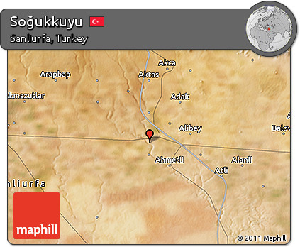 Satellite 3D Map of Soğukkuyu