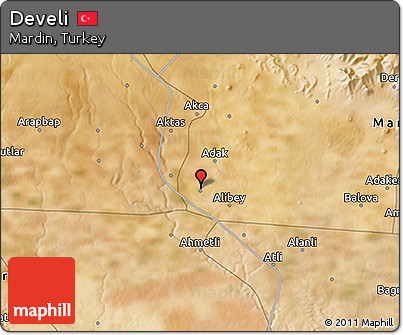 Satellite 3D Map of Develi