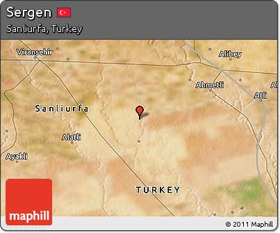 Satellite 3D Map of Sergen