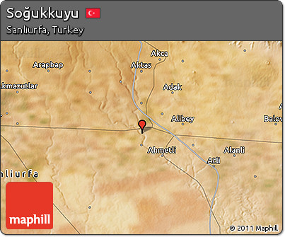 Satellite 3D Map of Soğukkuyu
