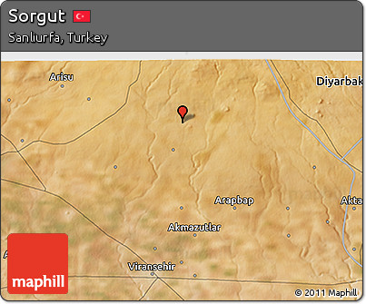 Satellite 3D Map of Sorgut