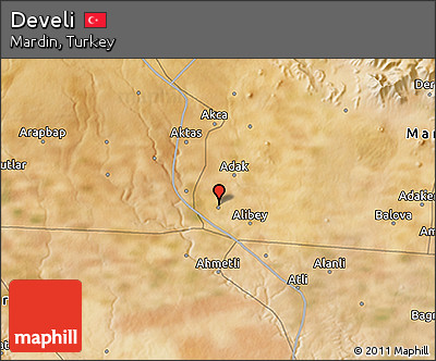 Satellite 3D Map of Develi