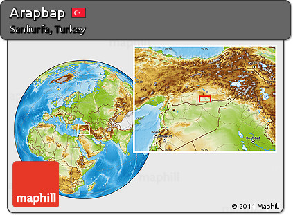 Physical Location Map of Arapbap