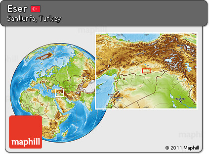 Physical Location Map of Eser