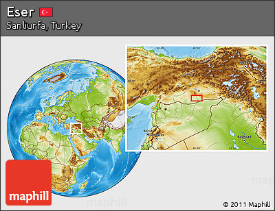 Physical Location Map of Eser