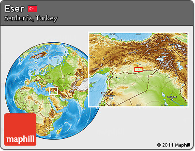 Physical Location Map of Eser