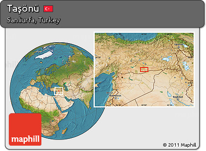 Satellite Location Map of Taşönü