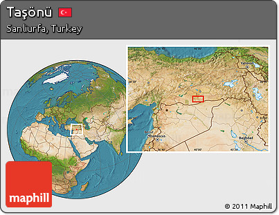 Satellite Location Map of Taşönü