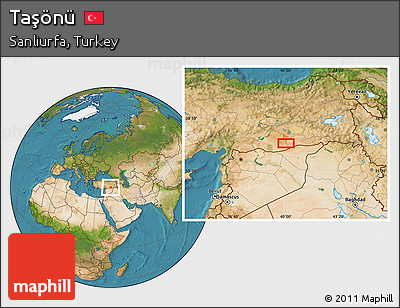 Satellite Location Map of Taşönü