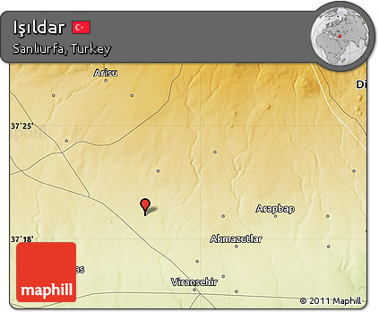 Physical Map of Işıldar