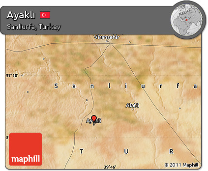 Satellite Map of Ayaklı
