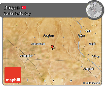 Satellite Map of Dirgen