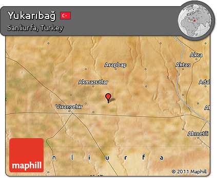 Satellite Map of Yukarıbağ