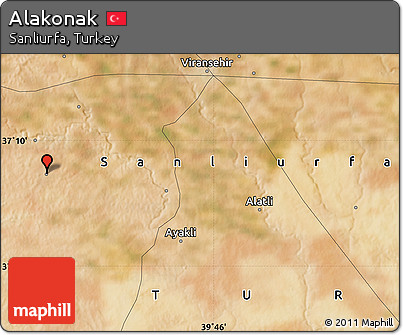 Satellite Map of Alakonak