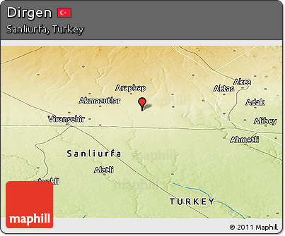 Physical Panoramic Map of Dirgen