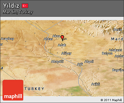 Satellite Panoramic Map of Yıldız