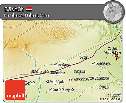 Physical 3D Map of Bāshūt
