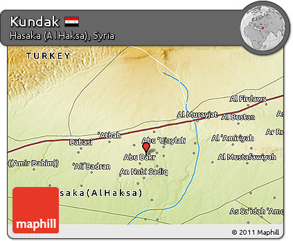 Physical 3D Map of Kundak