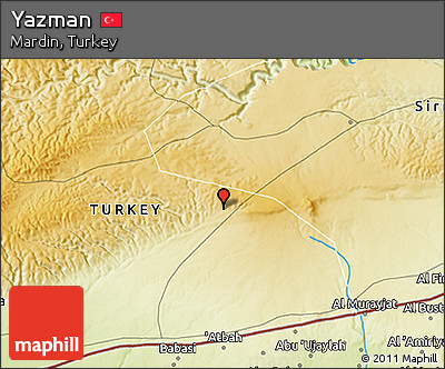 Physical 3D Map of Yazman