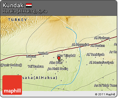 Physical 3D Map of Kundak