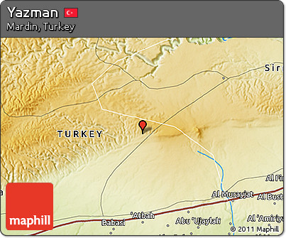 Physical 3D Map of Yazman